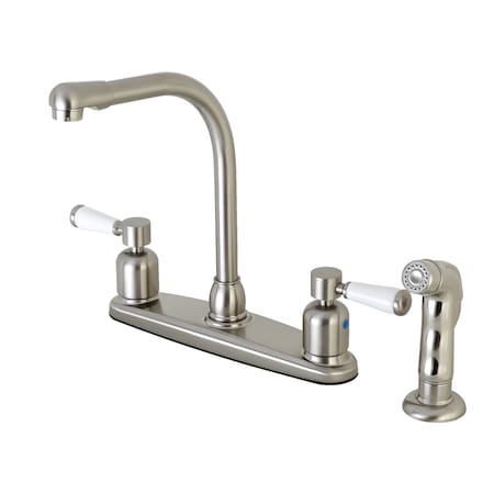 Paris FB758DPLSP 8-Inch Centerset Kitchen Faucet with Sprayer FB758DPLSP